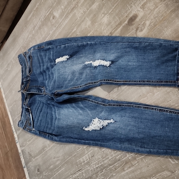 Indigo Rein Denim - Distressed Skinny Jeans